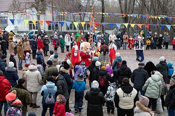 Масленичные гуляния на приходе Троицкого храма г. Коломна (Щурово)