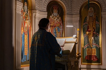 Божественная Литургия в воскресенье, на неделе двадцать шестой по Пятидесятнице