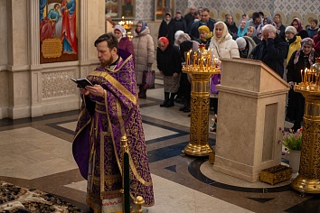 Божественная литургия в субботу, 22 марта, в день памяти 40 Севастийских мучеников